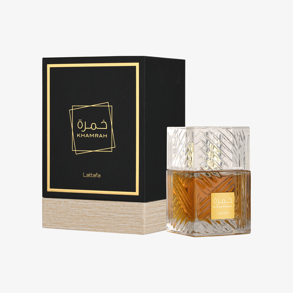 Lattafa Khamrah 100ml Eau de Parfum bottle